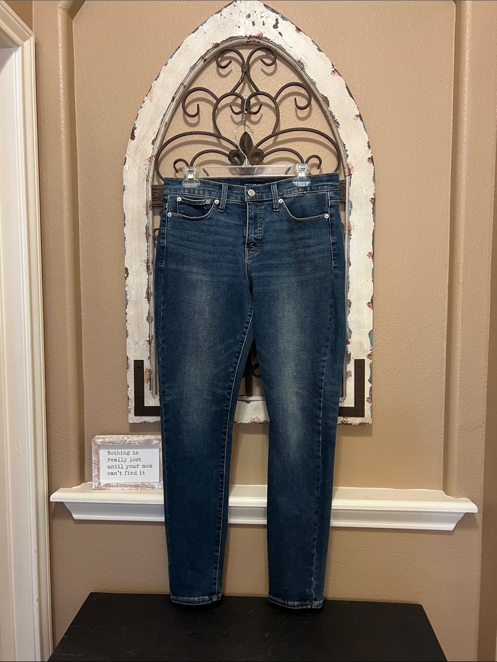 Lucky Brand Ava Mid Rise Skinny Jeans Waist 12/31L Blue - Picture 2 of 7
